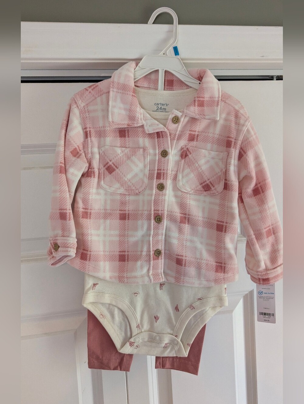 Carter's Pink Western Theme Set